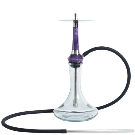Totem Hookah - Monolit Optima Violet Space (Violet & Silver)
