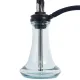 Embery Hookah - Mini Mono Customs Geometric Skull (Black & Silver)