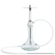 Totem Hookah - Monolit Optima Silver Shine (White & Silver)