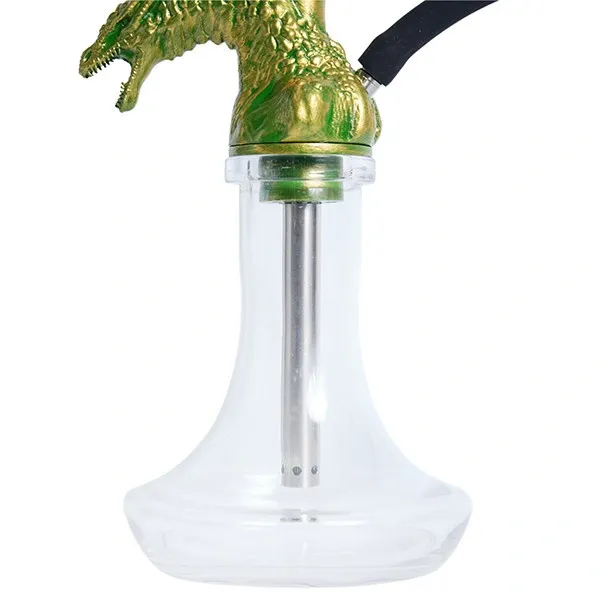 2x2 Hookah - Dragon Born (Gold & Green)