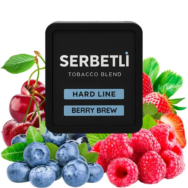 Serbetli Hookah Tobacco Hard Line - Berry Brew 200 gr Serbetli Hookah Tobacco Hard Line - Berry Brew 200 gr