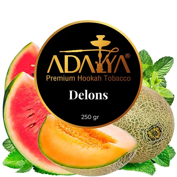 Adalya Hookah Tobacco - Delons (Watermelon, Melon & Mint) 250 gr Adalya Hookah Tobacco - Delons (Watermelon, Melon & Mint) 250 gr