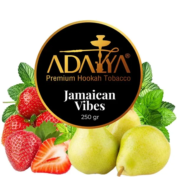Adalya Hookah Tobacco - Jamaican Vibes (Pear, Strawberry & Mint) 250 gr