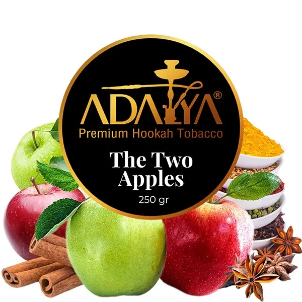 Adalya Hookah Tobacco - The Two Apples (Anise, Apples, Cinnamon & Spices) 250 gr