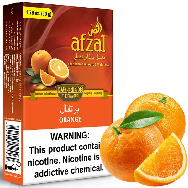 Afzal Hookah Tobacco - Orange 50 gr
