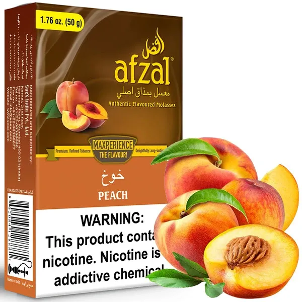 Afzal Hookah Tobacco - Peach 50 gr