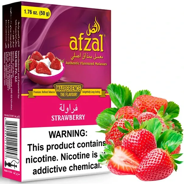 Afzal Hookah Tobacco - Strawberry 50 gr