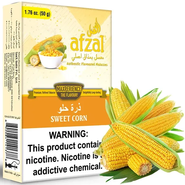 Afzal Hookah Tobacco - Sweet Corn 50 gr
