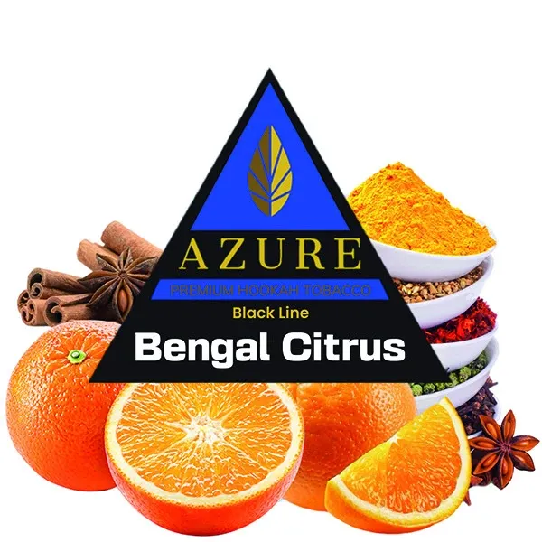 Azure Hookah Tobacco Black Line - Bengal Citrus (Spices, Orange & Cinnamon) 100 gr