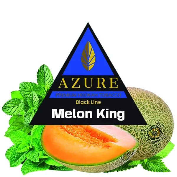 Azure Hookah Tobacco Black Line - Melon King (Melon & Mint) 100 gr Azure Hookah Tobacco Black Line - Melon King (Melon & Mint) 100 gr