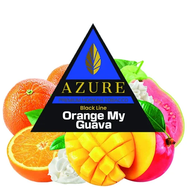 Azure Hookah Tobacco Black Line - Orange My Guava (Mango, Orange, Guava & Cream) 100 gr