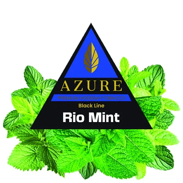 Azure Hookah Tobacco Black Line - Rio Mint (Sweet Mint & Peppermint) 100 gr