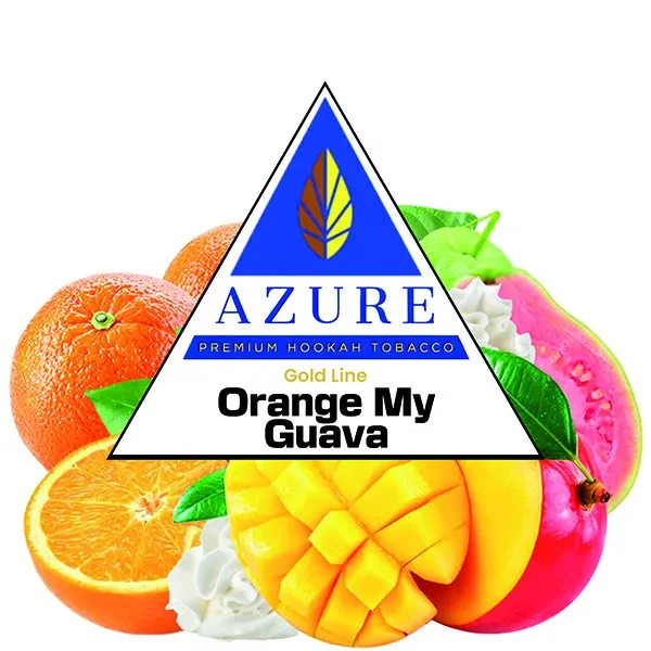 Azure Hookah Tobacco Gold Line - Orange My Guava (Mango, Orange, Guava & Cream) 100 gr
