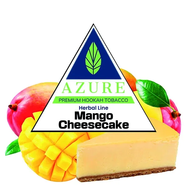 Azure Hookah Tobacco Herbal Line - Mango Cheesecake 100 gr