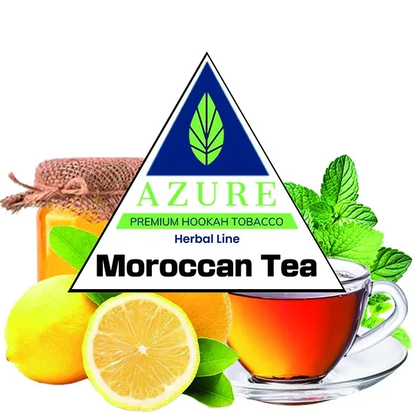 Azure Hookah Tobacco Herbal Line - Moroccan Tea (Honey, Lemon, Tea & Mint) 100 gr Azure Hookah Tobacco Herbal Line - Moroccan Tea (Honey, Lemon, Tea & Mint) 100 gr