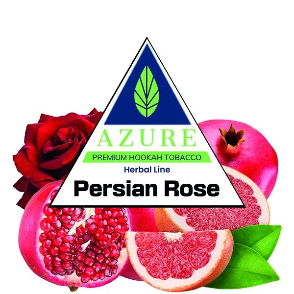 Azure Hookah Tobacco Herbal Line - Persian Rose (Grapefruit, Rose & Pomegranate) 100 gr