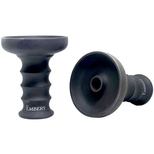 Clay Hookah Bowl Embery - JS-Funnel (Gray Clay)