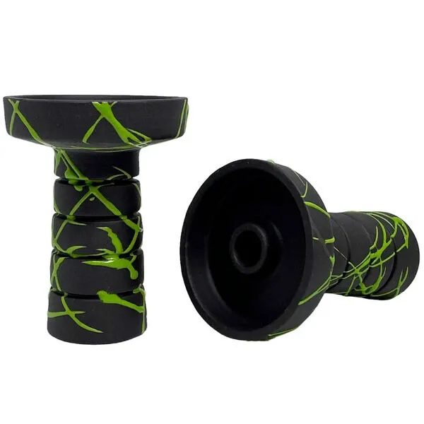 Clay Hookah Bowl Gusto - Harmony Phunnel (Green)
