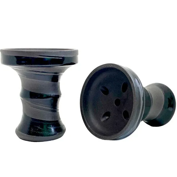 Clay Hookah Bowl Personalka - Classic (Black)
