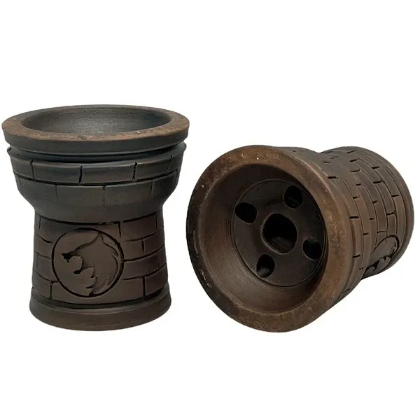 Clay Hookah Bowl Sweet Smoke - Witcher Wolf School