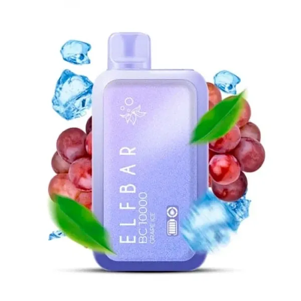 Disposable Pod Elf ​​Bar BC 10000 Puffs -  Grape Ice