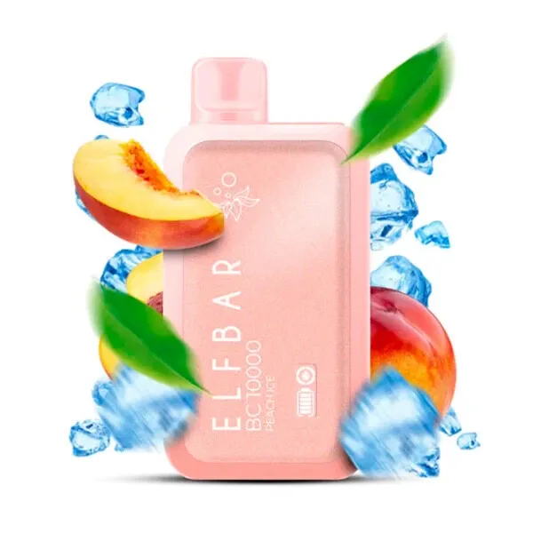 Disposable Pod Elf ​​Bar BC 10000 Puffs - Peach Ice