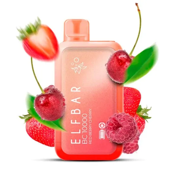 Disposable Pod Elf ​​Bar BC 10000 Puffs - Red Berry Cherry