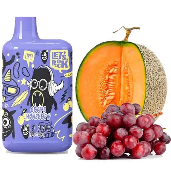 Disposable Pod Elf Bar BC 4000 Puffs (LE) - Grape Honeydew Disposable Pod Elf Bar BC 4000 Puffs (LE) - Grape Honeydew