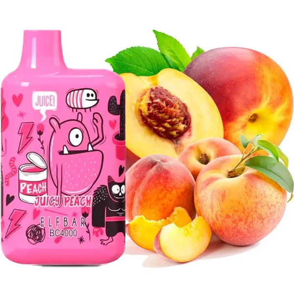 Disposable Pod Elf ​​Bar BC 4000 Puffs (LE) - Juicy Peach