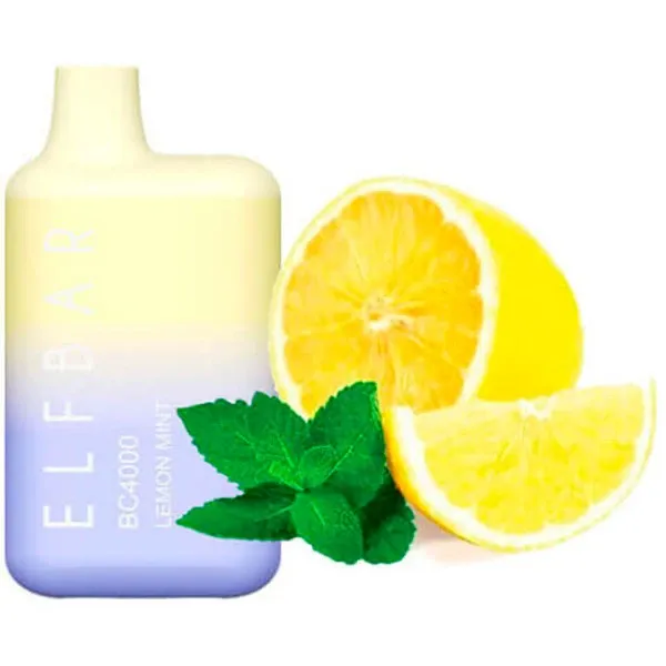 Disposable Pod Elf ​​Bar BC 4000 Puffs - Lemon Mint