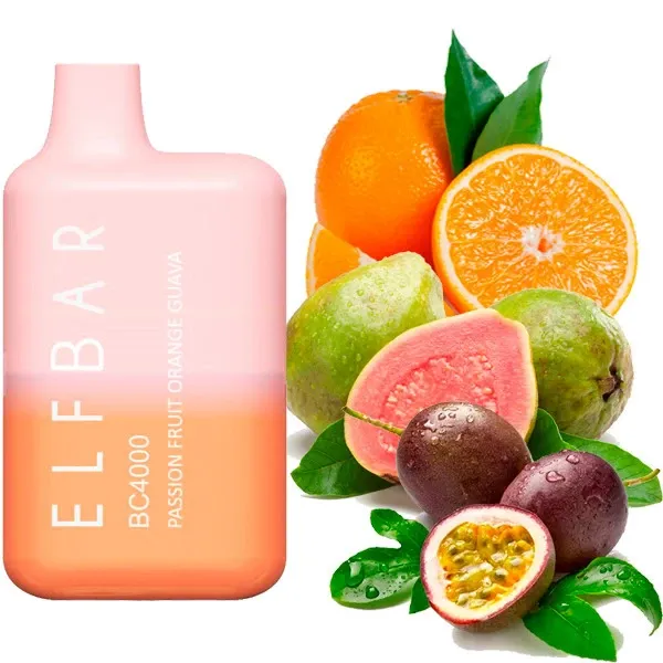 Disposable Pod Elf ​​Bar BC 4000 Puffs - Passion Fruit Orange Guava