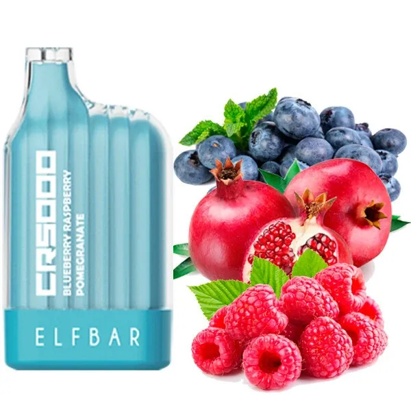 Disposable Pod Elf ​​Bar CR 5000 Puffs - Blueberry Raspberry Pomegranate