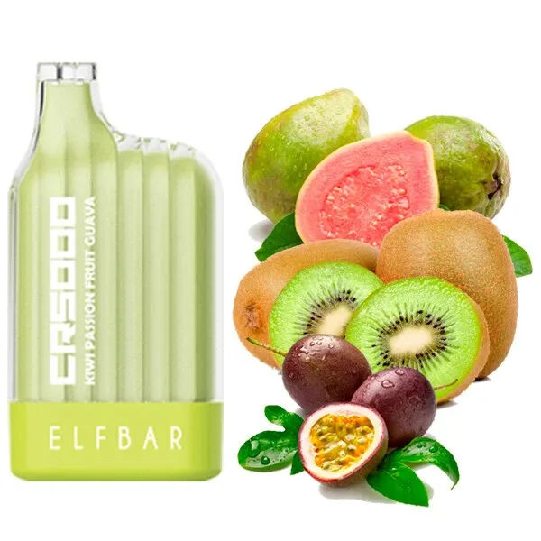Disposable Pod Elf ​​Bar CR 5000 Puffs - Kiwi Passion Fruit Guava