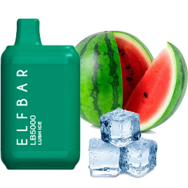 Disposable Pod Elf ​​Bar LB 5000 Puffs - Lush Ice