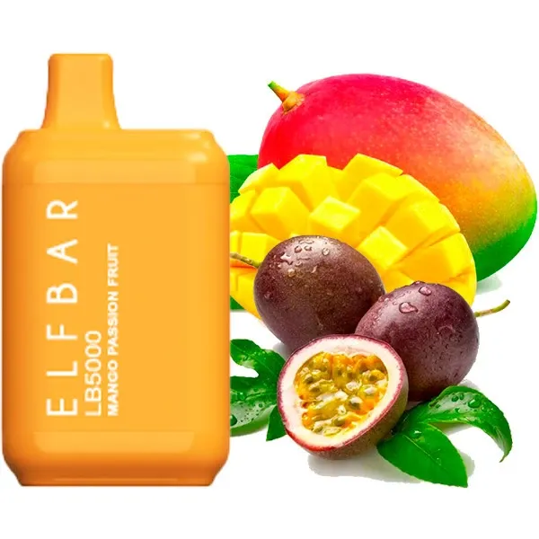 Disposable Pod Elf ​​Bar LB 5000 Puffs - Mango Passion Fruit