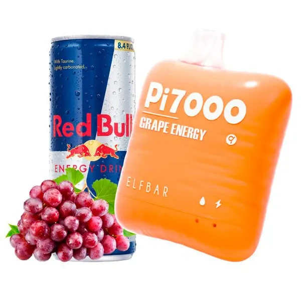 Disposable Pod Elf Bar Pi 7000 Puffs - Grape Energy Disposable Pod Elf Bar Pi 7000 Puffs - Grape Energy