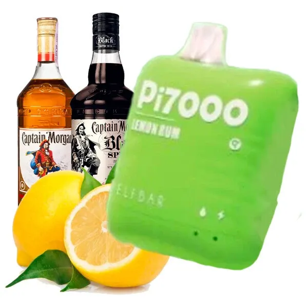 Disposable Pod Elf ​​Bar Pi 7000 Puffs - Lemon Rum