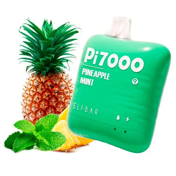 Disposable Pod Elf Bar Pi 7000 Puffs - Pineapple Mint Disposable Pod Elf Bar Pi 7000 Puffs - Pineapple Mint