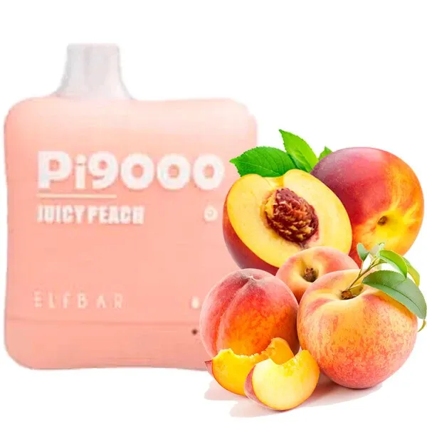 Disposable Pod Elf ​​Bar Pi 9000 Puffs - Juicy Peach