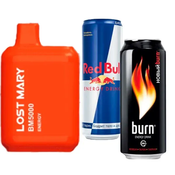 Disposable Pod Lost Mary BM 5000 Puffs - Energy Disposable Pod Lost Mary BM 5000 Puffs - Energy