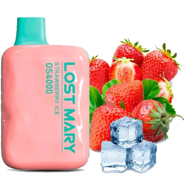Disposable Pod Lost Mary OS 4000 Puffs - Strawberry Ice