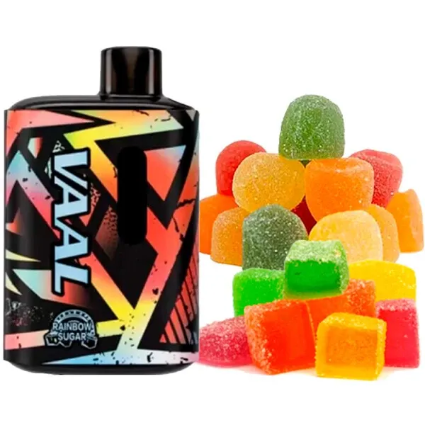 Disposable Pod VAAL E5000 Puffs - Rainbow Sugar