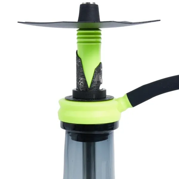 Embery Hookah - Mini Mono Customs Chornobyl (Light Green & Black)
