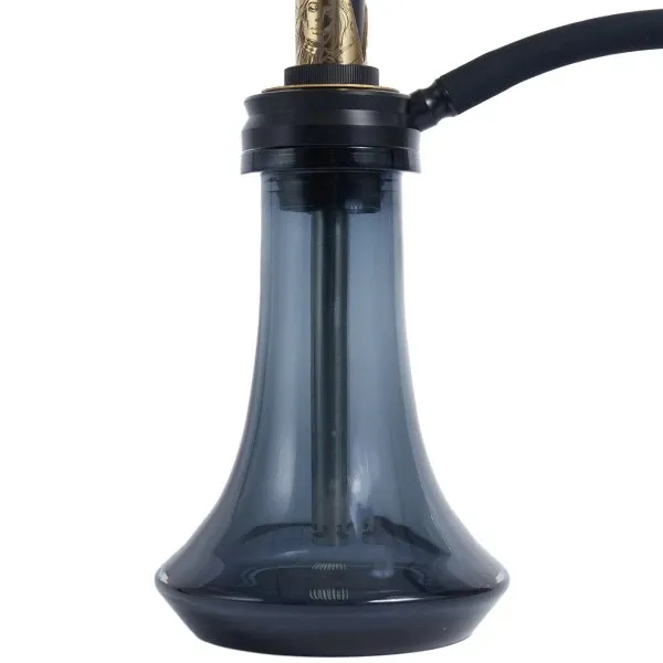 Embery Hookah - Mini Mono Customs Queen of Diamonds (Black & Gold)