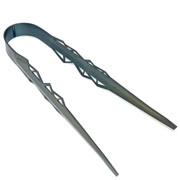 Embery Medium Hookah Tongs - Envy (Titanium Black)