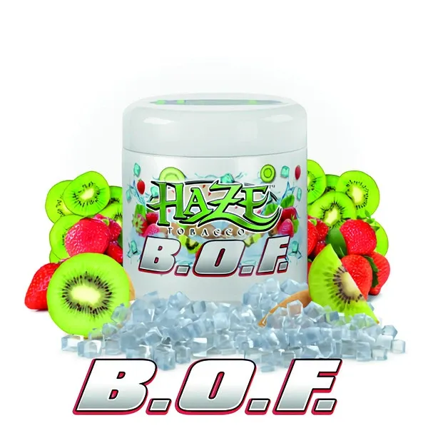Haze Hookah Tobacco - BOF (Kiwi, Strawberry & Ice) 200 gr