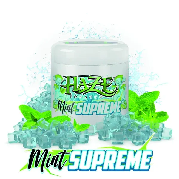 Haze Hookah Tobacco - Mint Supreme (Eucalyptus, Mint & Ice) 200 gr