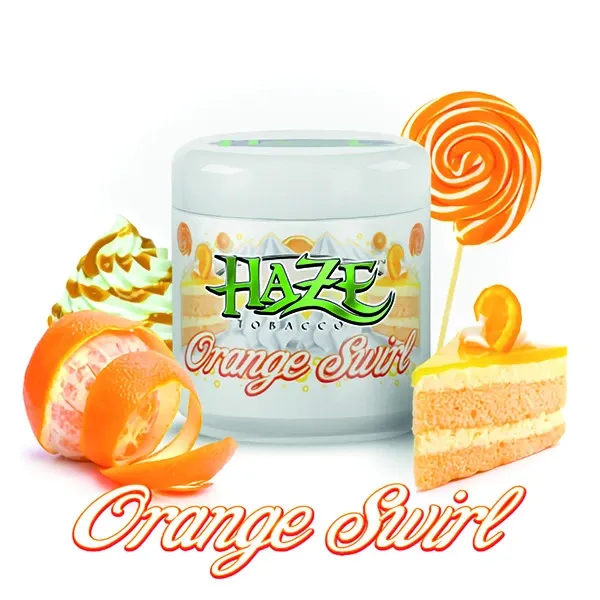 Haze Hookah Tobacco - Orange Swirl (Caramel, Cake, Cream & Orange) 200 gr