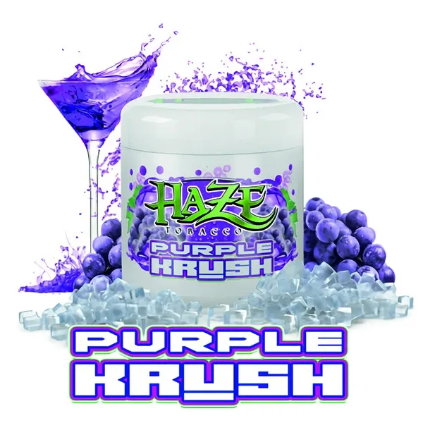 Haze Hookah Tobacco - Purple Krush (Purple Grape & Ice) 200 gr