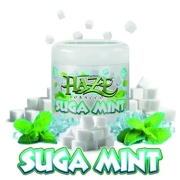 Haze Hookah Tobacco - Suga Mint (Sugar, Mint & Ice) 200 gr Haze Hookah Tobacco - Suga Mint (Sugar, Mint & Ice) 200 gr
